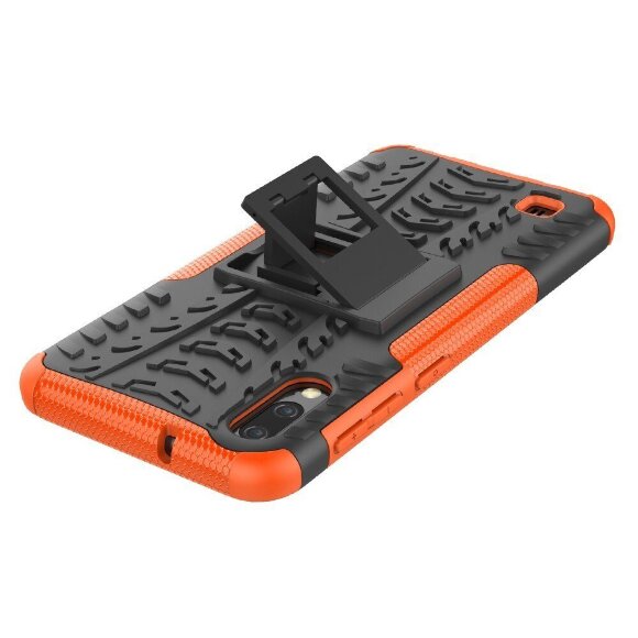 Чехол Hybrid Armor для Samsung Galaxy M10 (черный + оранжевый) Чехол Hybrid Armor для Samsung Galaxy M10 (черный + оранжевый)