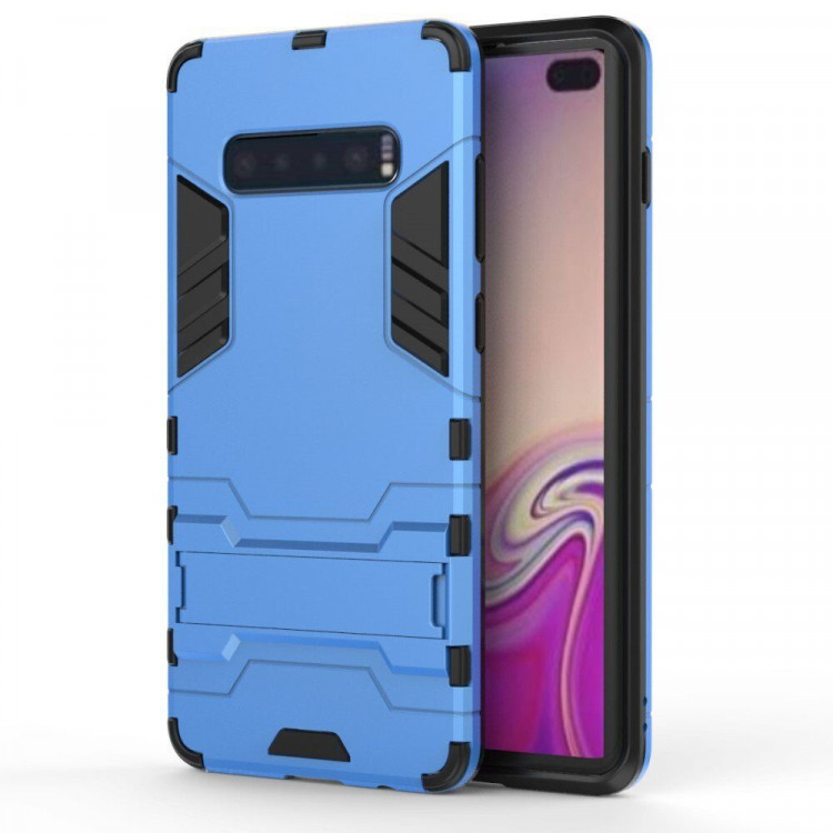 Чехол Duty Armor для Samsung Galaxy S10+ (Plus) (голубой)