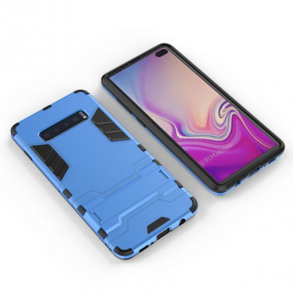 Чехол Duty Armor для Samsung Galaxy S10+ (Plus) (голубой) Чехол Duty Armor для Samsung Galaxy S10+ (Plus) (голубой)