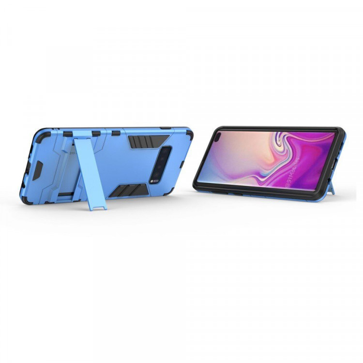 Чехол Duty Armor для Samsung Galaxy S10+ (Plus) (голубой)