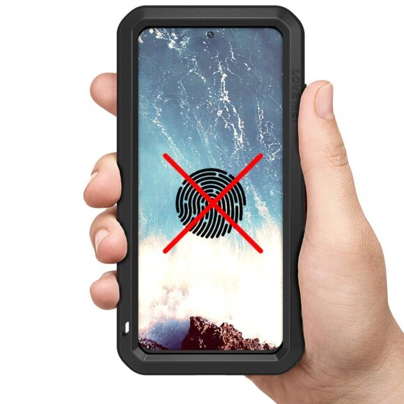 Гибридный чехол LOVE MEI для Samsung Galaxy S20 (белый)