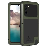 Гибридный чехол LOVE MEI для Samsung Galaxy Note 20 (темно-зеленый)