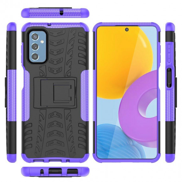 Чехол Hybrid Armor для Samsung Galaxy M52 5G (черный + фиолетовый) Чехол Hybrid Armor для Samsung Galaxy M52 5G (черный + фиолетовый)