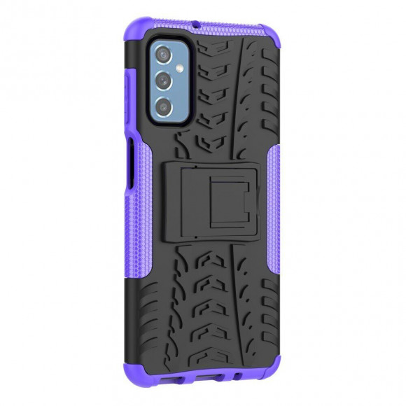 Чехол Hybrid Armor для Samsung Galaxy M52 5G (черный + фиолетовый) Чехол Hybrid Armor для Samsung Galaxy M52 5G (черный + фиолетовый)