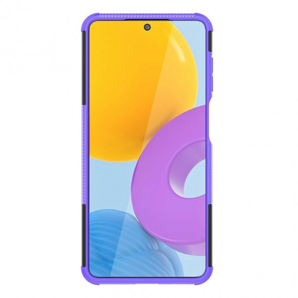 Чехол Hybrid Armor для Samsung Galaxy M52 5G (черный + фиолетовый) Чехол Hybrid Armor для Samsung Galaxy M52 5G (черный + фиолетовый)