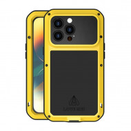 Гибридный чехол LOVE MEI для iPhone 14 Pro (желтый) Гибридный чехол LOVE MEI для iPhone 14 Pro (желтый)