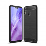 Чехол-накладка Carbon Fibre для Huawei Honor 8X (черный) Чехол-накладка Carbon Fibre для Huawei Honor 8X (черный)