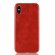 Чехол Litchi Texture для iPhone X / XS (красный)