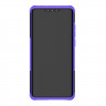 Чехол Hybrid Armor для Huawei P30 Pro (черный + фиолетовый)