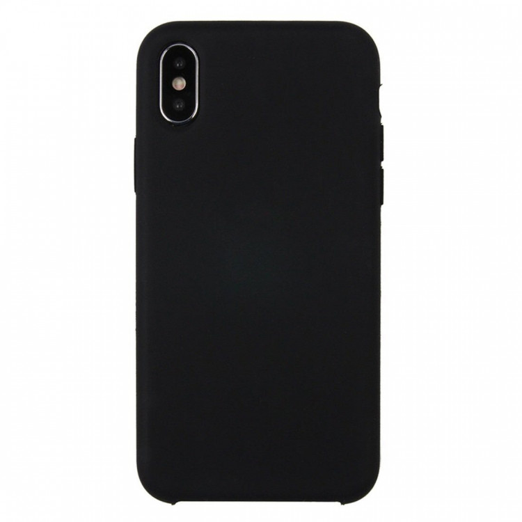 Силиконовый чехол Mobile Shell для iPhone XS Max (черный)