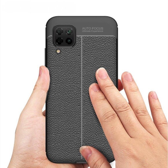 Чехол-накладка Litchi Grain для Huawei nova 6 SE / Huawei P40 lite (темно-синий) Чехол-накладка Litchi Grain для Huawei nova 6 SE / Huawei P40 lite (темно-синий)