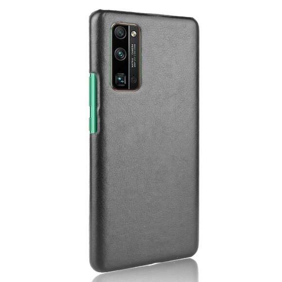 Кожаная накладка-чехол для Honor 30 Pro / Honor 30 Pro+ (Plus) (черный) Кожаная накладка-чехол для Honor 30 Pro / Honor 30 Pro+ (Plus) (черный)