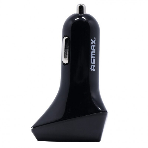 Автомобильное зарядное устройство Remax на 3 USB порта (черный)