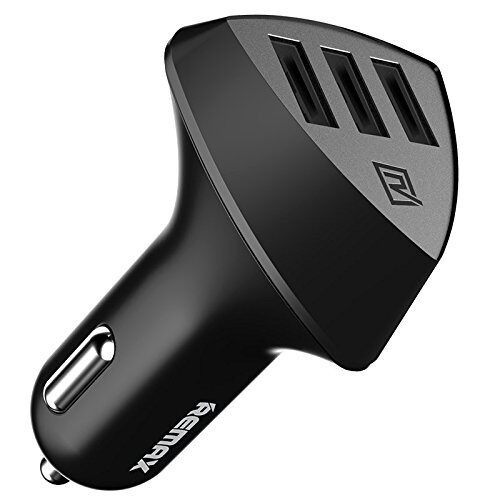 Автомобильное зарядное устройство Remax на 3 USB порта (черный)
