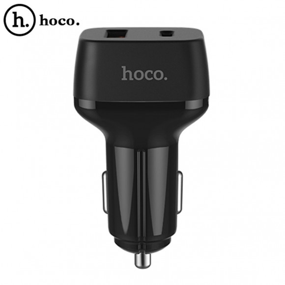 Автомобильное зарядное устройство Quick Charge HOCO Z15 Kuso (USB QC3.0 + Type-C) Автомобильное зарядное устройство Quick Charge HOCO Z15 Kuso (USB QC3.0 + Type-C)