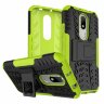 Чехол Hybrid Armor для Motorola Moto M (черный + зеленый)