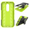 Чехол Hybrid Armor для Motorola Moto M (черный + зеленый)