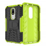 Чехол Hybrid Armor для Motorola Moto M (черный + зеленый)