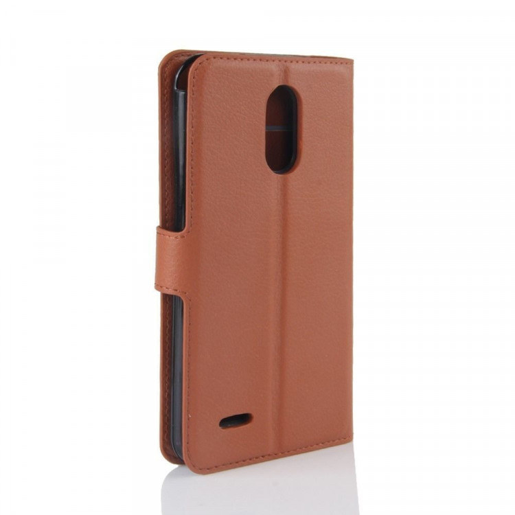 Чехол с визитницей для LG Stylus 3 M400DY (коричневый)