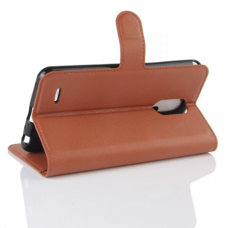 Чехол с визитницей для LG Stylus 3 M400DY (коричневый)