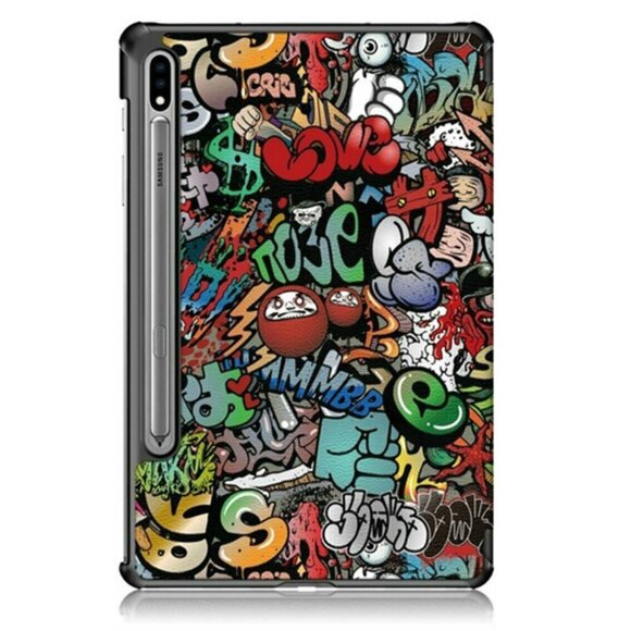 Чехол Smart Case для Samsung Galaxy Tab S7 SM-T870 / SM-T875 и Galaxy Tab S8 SM-X700 / SM-X706 (Graffiti) Чехол Smart Case для Samsung Galaxy Tab S7 SM-T870 / SM-T875 и Galaxy Tab S8 SM-X700 / SM-X706 (Graffiti)