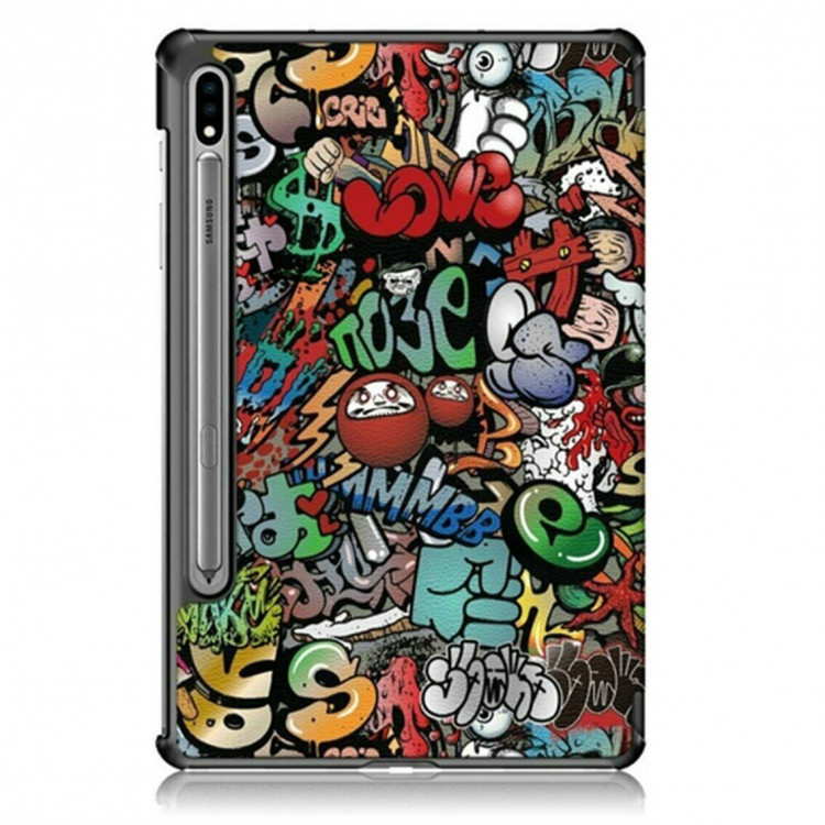 Чехол Smart Case для Samsung Galaxy Tab S7 SM-T870 / SM-T875 и Galaxy Tab S8 SM-X700 / SM-X706 (Graffiti)