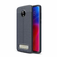 Чехол-накладка Litchi Grain для Motorola Moto Z4 Play (темно-синий) Чехол-накладка Litchi Grain для Motorola Moto Z4 Play (темно-синий)