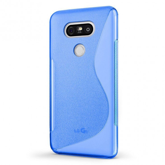 Нескользящий чехол для LG G6 (голубой)