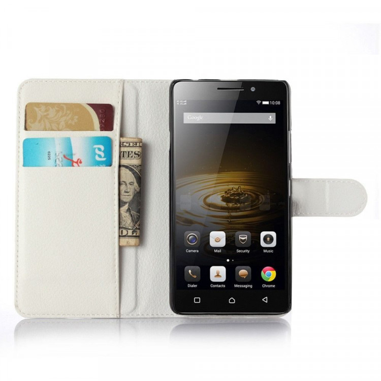 Чехол с визитницей для Lenovo Vibe P1m (белый)