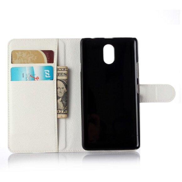 Чехол с визитницей для Lenovo Vibe P1m (белый)