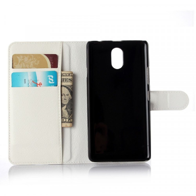 Чехол с визитницей для Lenovo Vibe P1m (белый)