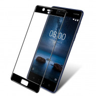 Защитное стекло 3D для Nokia 8 (черный) Защитное стекло 3D для Nokia 8 (черный)