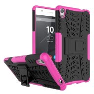 Чехол Hybrid Armor для Sony Xperia X (черный + розовый) Чехол Hybrid Armor для Sony Xperia X (черный + розовый)