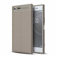 Чехол-накладка Litchi Grain для Sony Xperia XZ Premium (серый) Чехол-накладка Litchi Grain для Sony Xperia XZ Premium (серый)
