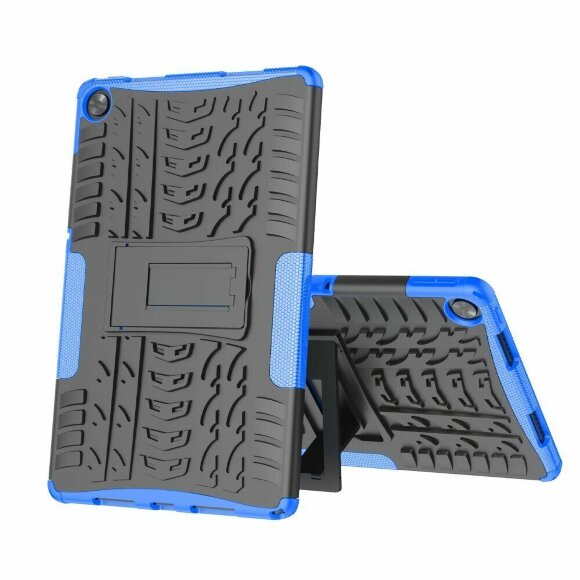 Чехол Hybrid Armor для Realme Pad 10.4 (черный + голубой) Чехол Hybrid Armor для Realme Pad 10.4 (черный + голубой)