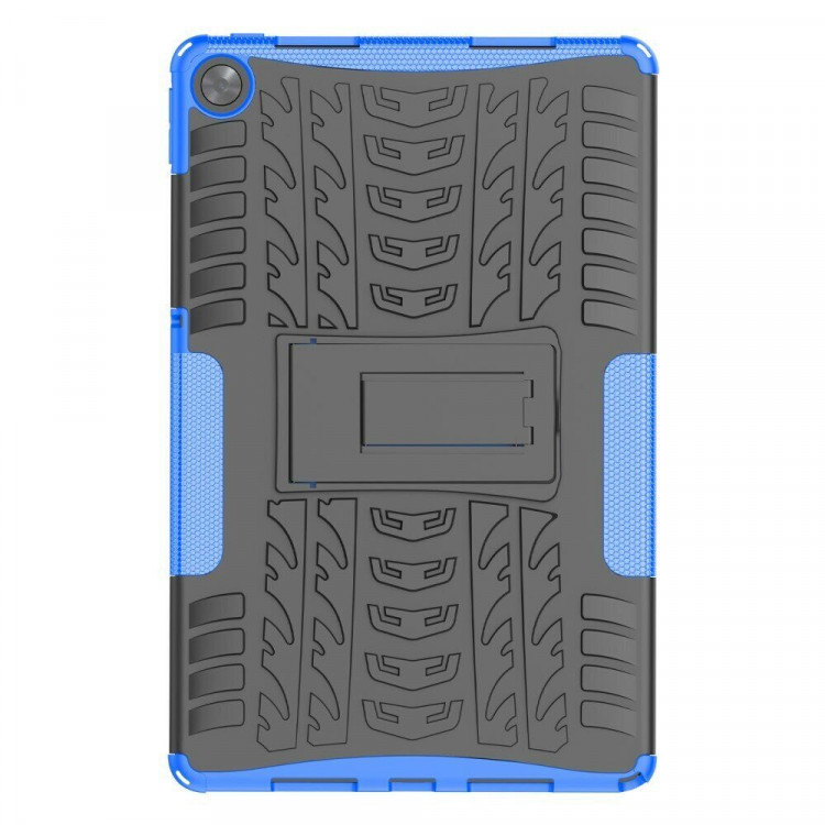 Чехол Hybrid Armor для Realme Pad 10.4 (черный + голубой)