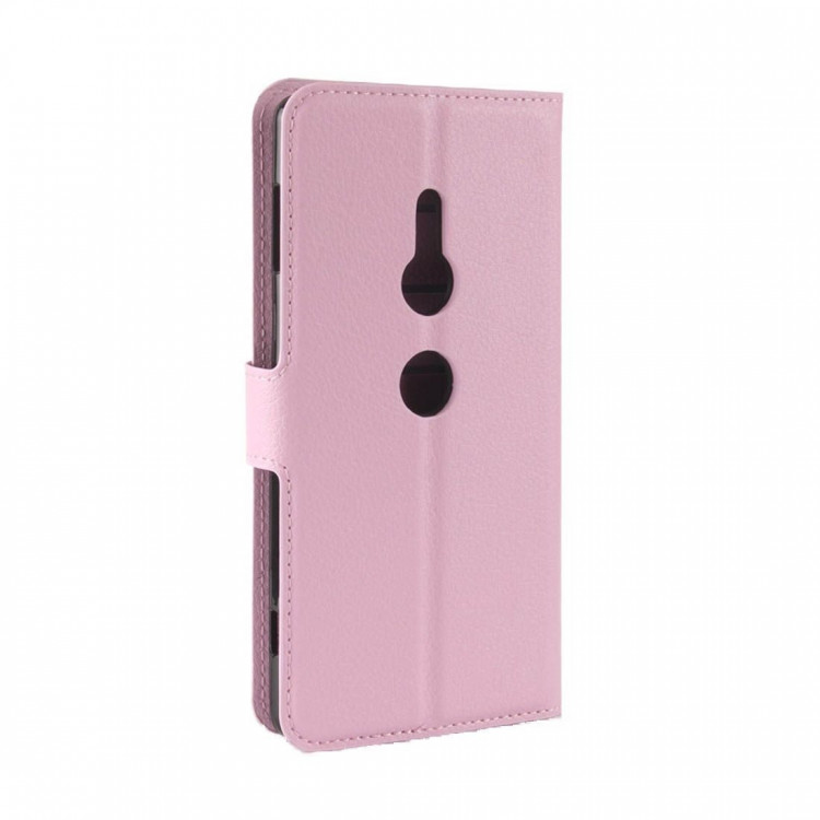 Чехол с визитницей для Sony Xperia XZ2 (розовый)
