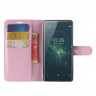 Чехол с визитницей для Sony Xperia XZ2 (розовый)