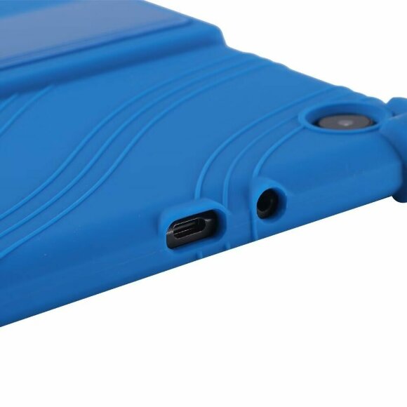 Силиконовый чехол для TCL Tab 10 HD 4G (9160G1, 9161G), TCL Tab 10L (8491X) (голубой)