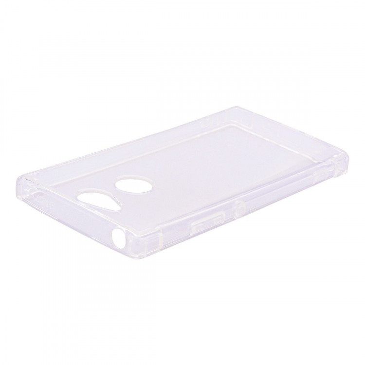 Силиконовый чехол с усиленными бортиками для Sony Xperia XA2 (прозрачный)