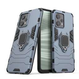 Чехол Armor Ring Holder для Realme 9 4G, Realme 9 Pro+ (темно-синий)