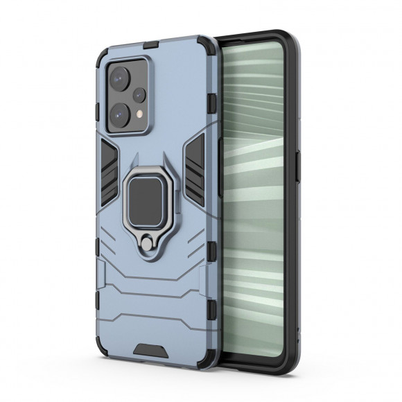 Чехол Armor Ring Holder для Realme 9 4G, Realme 9 Pro+ (темно-синий) Чехол Armor Ring Holder для Realme 9 4G, Realme 9 Pro+ (темно-синий)