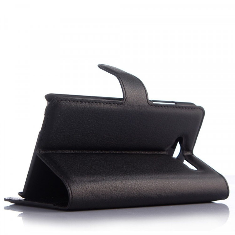 Чехол с визитницей для ZTE Blade L3 (черный)