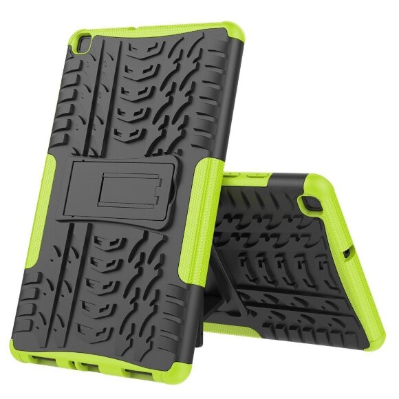 Чехол Hybrid Armor для Samsung Galaxy Tab A 8.0 (2019) T290 / T295 (черный + зеленый) Чехол Hybrid Armor для Samsung Galaxy Tab A 8.0 (2019) T290 / T295 (черный + зеленый)