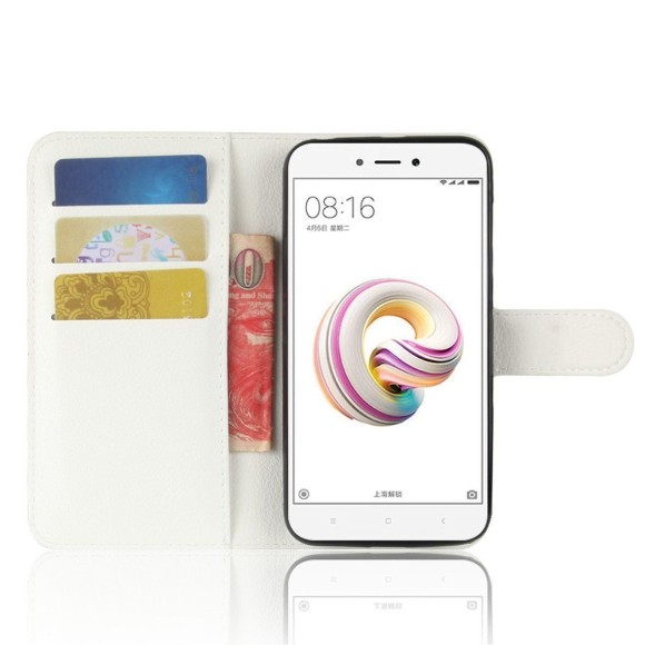 Чехол с визитницей для Xiaomi Redmi 5A (белый) Чехол с визитницей для Xiaomi Redmi 5A (белый)