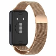 Миланский браслет для HUAWEI Band 8, HUAWEI Band 9 (розовое золото)