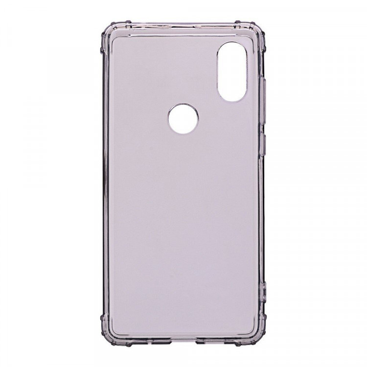 Силиконовый чехол с усиленными бортиками для Xiaomi Mi A2 Lite / Redmi 6 Pro (черный)