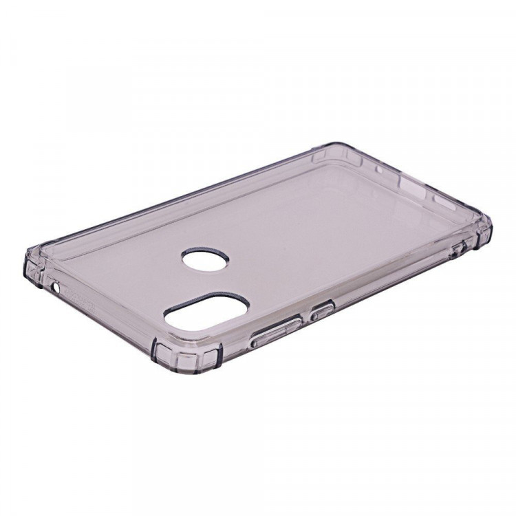 Силиконовый чехол с усиленными бортиками для Xiaomi Mi A2 Lite / Redmi 6 Pro (черный)