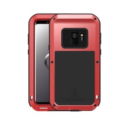 Гибридный чехол LOVE MEI для Samsung Galaxy S9 (красный)
