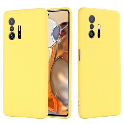 Силиконовый чехол Mobile Shell для Xiaomi 11T / Xiaomi 11T Pro (желтый)